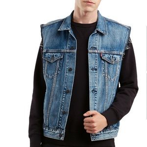levis denim vest